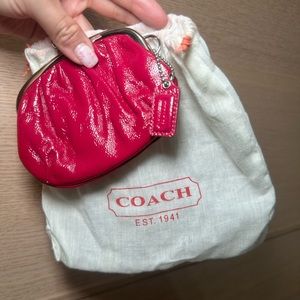 small Coach coin purse